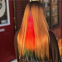 Copper's Salon - Splash of hidden color by Jen