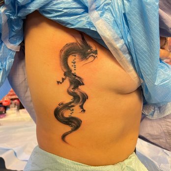 CJ Tattoo - Dragon tattoo - Tattoo Near Me - Brooklyn, New York