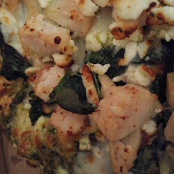 Infinitus Pie - Chicken spinach feta cheese and garlic pizza - Pizza Near Me - Broomfield, Colorado