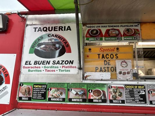 Menu photo 1 Taqueria El Buen Sazon Columbus, OH Menu photo 1 Taqueria El Buen Sazon Columbus, OH
