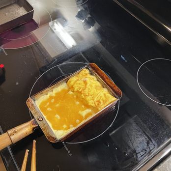Gochiso Kitchen - Learning how to cook tamago egg omelette - Cooking Classes Near Me - San Francisco, California