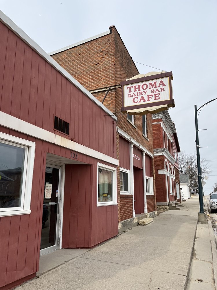 Thoma Dairy Bar Cafe Logo