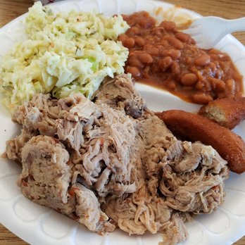 Smithfield's Chicken 'N Bar-B-Q - Pork barbecue plate - Barbeque Near Me - Mebane, North Carolina