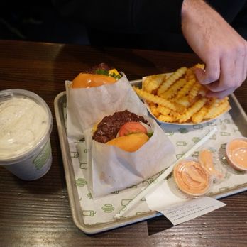 Shake Shack The School Yard - ShackBurger-, Fries, Cookies and Cream Shake - Fast Food Near Me - Sandy, Utah Shake Shack The School Yard - ShackBurger-, Fries, Cookies and Cream Shake - Fast Food Near Me - Sandy, Utah