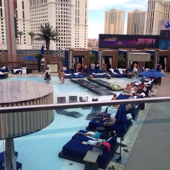 Boulevard Pool - View from the balcony at the BLVD Pool. - Swimming Pools Near Me - Las Vegas, Nevada