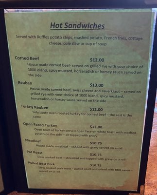 Menu photo 5 O'Sullivans Public House Brookfield, WI Menu photo 5 O'Sullivans Public House Brookfield, WI