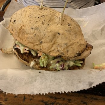 Klooz Brewz - hot chicken sandwich - Breweries Near Me - Lebanon, Indiana
