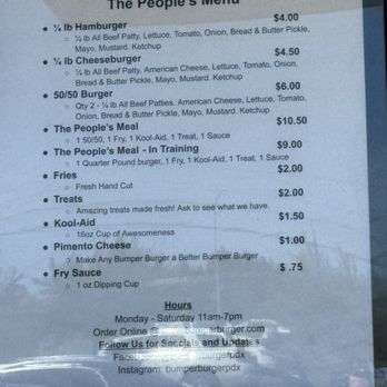 Bumper Burger - Burgers Near Me - Beaverton, Oregon