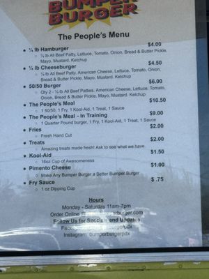 Menu photo 4 Bumper Burger Beaverton, OR Menu photo 4 Bumper Burger Beaverton, OR