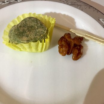 Asiana Airlines - Business class after dinner treat - mochi! - Airlines Near Me - Los Angeles, California