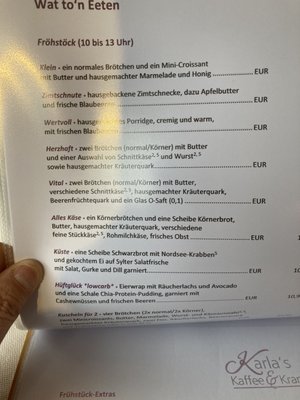 Menu photo 2 Karla's Kaffee und Krams Hanover, NI