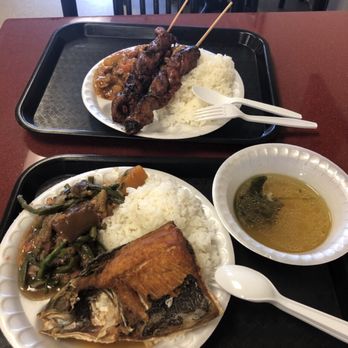 Silong Kainang Pinoy - Bangus, pinakbet, bbq sticks, menudo & side of tinola soup (just soup) - Filipino Near Me - Sparks, Nevada