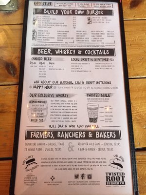 Menu photo 5 Twisted Root Burger Lubbock, TX