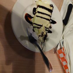 Zambelli - Melt in your mouth cheese cake, we shared one slice and it was perfect.