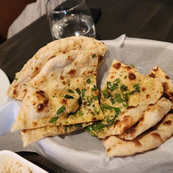 Azafran Indian Cuisine - Azitra - Garlic Naan and Chili Garlic Naan - Indian Near Me - Broomfield, Colorado Azafran Indian Cuisine - Azitra - Garlic Naan and Chili Garlic Naan - Indian Near Me - Broomfield, Colorado