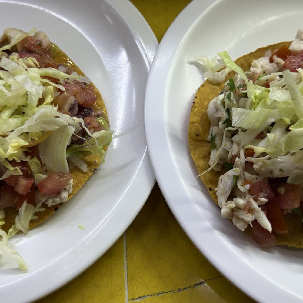 Tostadas Coyoacán - Pulpo and Ceviche Tostadas - Mexican Near Me - México, D.F., DIF Tostadas Coyoacán - Pulpo and Ceviche Tostadas - Mexican Near Me - México, D.F., DIF
