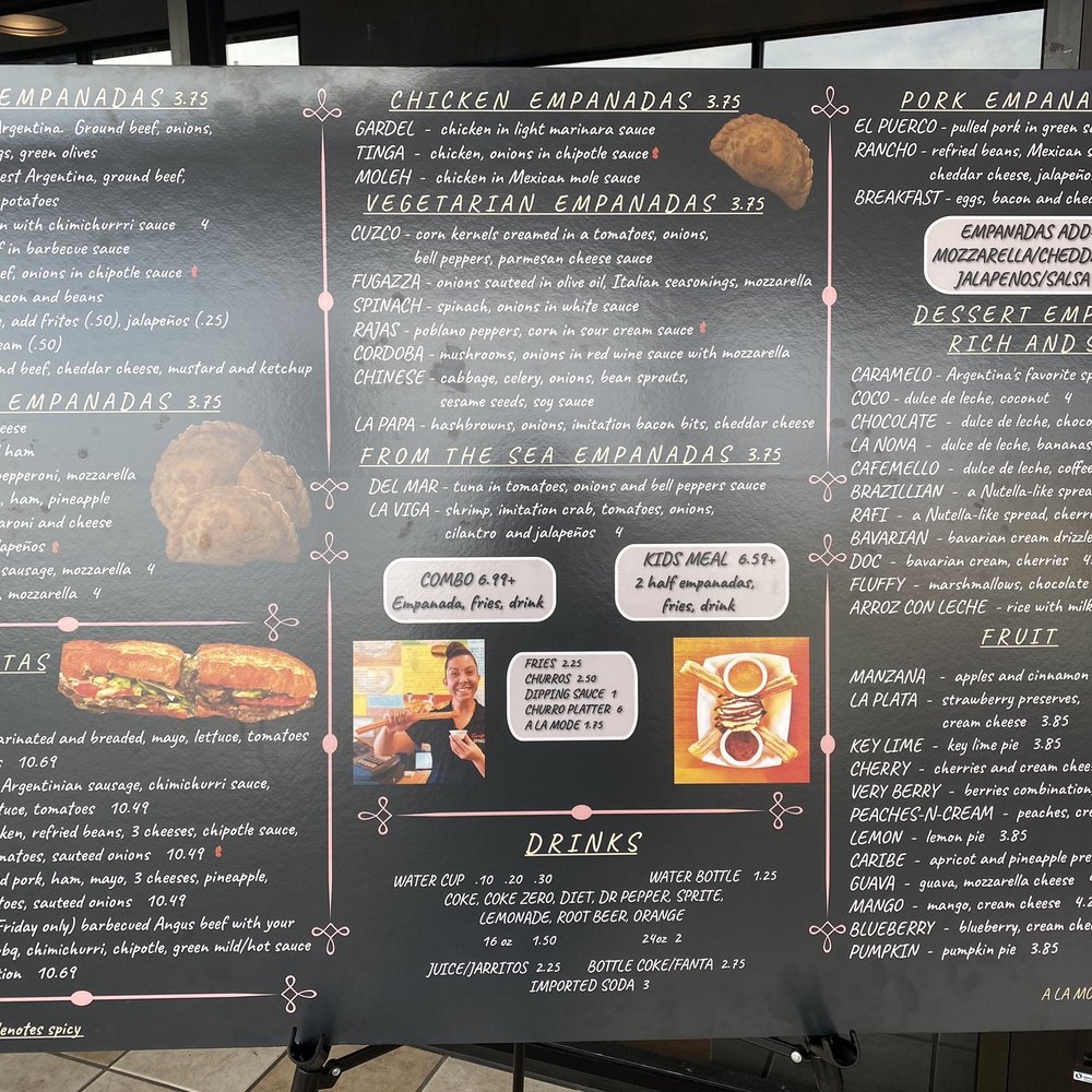 Menu as of 8/2022 Menu as of 8/2022
