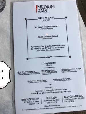 Menu photo 5 Medium Rare Bethesda, MD Menu photo 5 Medium Rare Bethesda, MD