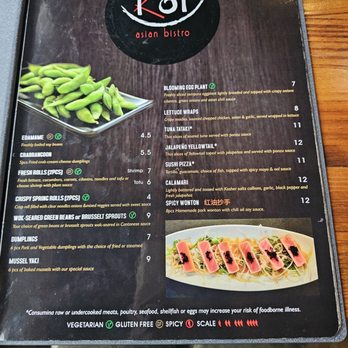 Koi Asian Bistro - Menu - Asian Fusion Near Me - Greenville, South Carolina