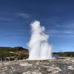 Jensen World Travel Ltd - Geyser erupts in Iceland
