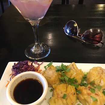 Thai 101 Bistro - Lychee martini and 101 dumplings - Thai Near Me - Brooklyn, New York Thai 101 Bistro - Lychee martini and 101 dumplings - Thai Near Me - Brooklyn, New York