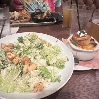 Guy Fieri's Cherokee Kitchen + Bar - Caesar salad & dragons breath chili - New American Near Me - Cherokee, North Carolina