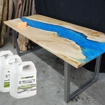 Woodworker Network - Our handmade live edge river table, made with EcoPoxy (find EcoPoxy products on our website) - Carpenters Near Me - Addy, Washington Woodworker Network - Our handmade live edge river table, made with EcoPoxy (find EcoPoxy products on our website) - Carpenters Near Me - Addy, Washington