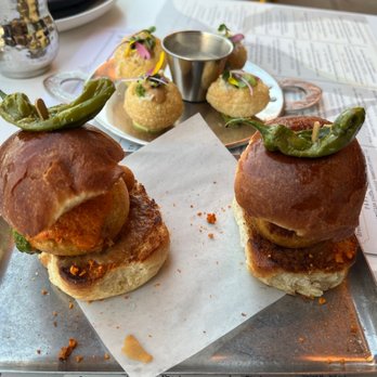 Da Gama - Pani purri and sweet potato sliders - Indian Near Me - Houston, Texas
