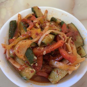 Eddie Fancy Food - Cucumber Cha Salad - Uzbek Near Me - Brooklyn, New York