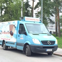 Kotijäätelön jäätelöautot