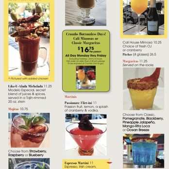 Crumbs Breakfast, Lunch & Bar - Menu - Breakfast & Brunch Near Me - Danville, California Crumbs Breakfast, Lunch & Bar - Menu - Breakfast & Brunch Near Me - Danville, California