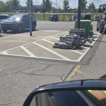 Lowe's Home Improvement - Pics of their products that were intentionally put illegally in these spots. - Hardware Stores Near Me - Hermitage, Pennsylvania