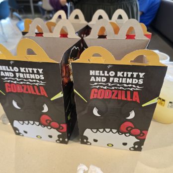 McDonald's - Limited-edition Hello Kitty & Friends x Godzilla Happy Meal - Burgers Near Me - Ramsey, New Jersey McDonald's - Limited-edition Hello Kitty & Friends x Godzilla Happy Meal - Burgers Near Me - Ramsey, New Jersey