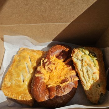 Lazarette St. Bakeshop - Buffalo chicken handpicked. cheese crossaint. Jalepeno cheese scone - Bakeries Near Me - Grovetown, Georgia Lazarette St. Bakeshop - Buffalo chicken handpicked. cheese crossaint. Jalepeno cheese scone - Bakeries Near Me - Grovetown, Georgia
