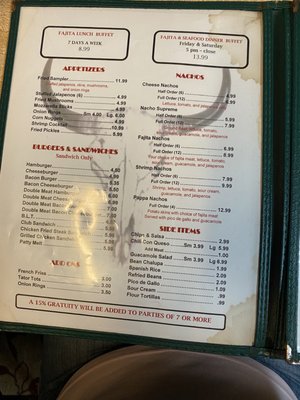 Menu photo 2 Casa Carrasco Bar & Grill Cameron, TX