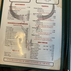 Casa Carrasco Bar & Grill - Menu 7/21