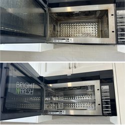 Bright N Fresh SD - Before & after! A detailed microwave cleaning can make such a difference!