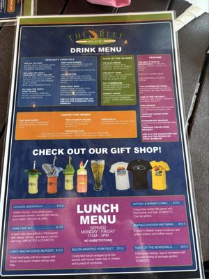 Menu photo 7 The Reef Biloxi, MS Menu photo 7 The Reef Biloxi, MS