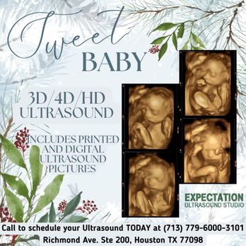 Expectation Ultrasound Studio - Tiny hands, tiny feet, and a whole lot of love ! See your baby in stunning 3D, 4D, and HD detail - Diagnostic Imaging Near Me - Houston, Texas Expectation Ultrasound Studio - Tiny hands, tiny feet, and a whole lot of love ! See your baby in stunning 3D, 4D, and HD detail - Diagnostic Imaging Near Me - Houston, Texas
