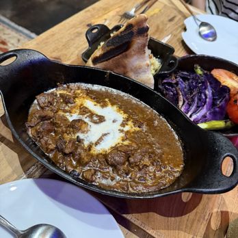 Urban Fraiche Restaurant - Curried Goat with Cous Cous and Veggies - delicious - Mediterranean Near Me - Phoenix, Arizona