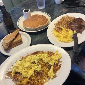 Sammy's Restaurant - Stuffed hash brown and rib eye breakfast - Salad Near Me - Sacramento, California Sammy's Restaurant - Stuffed hash brown and rib eye breakfast - Salad Near Me - Sacramento, California