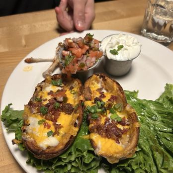 Grub Steak Restaurant - Idah potatoe skins - Steakhouses Near Me - Park City, Utah Grub Steak Restaurant - Idah potatoe skins - Steakhouses Near Me - Park City, Utah