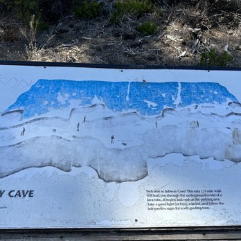 Subway Cave & Lava Tubes - Map located outside - Parks Near Me - Hat Creek, California
