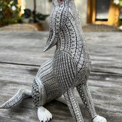 Jacobo & María Angeles - This is the beautiful coyote that we bought at the studio of Jacobo & Maria. Outstanding work!