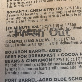 Dogfish Head Brewings & Eats - FRESH OUT :( - American Near Me - Rehoboth Beach, Delaware