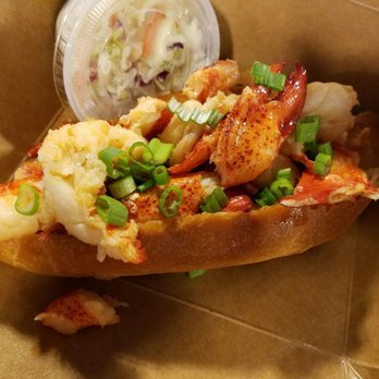 Hooked Market & Kitchen - Warm lobster roll and coleslaw - Seafood Near Me - Latham, New York Hooked Market & Kitchen - Warm lobster roll and coleslaw - Seafood Near Me - Latham, New York