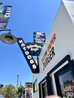 Yellow Paper Burger by null