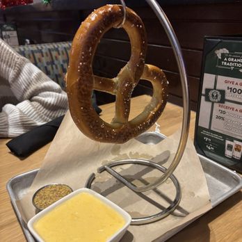 BJ's Restaurant & Brewhouse - Big Twist Pretzel With Beer Cheese - Pizza Near Me - Peoria, Arizona