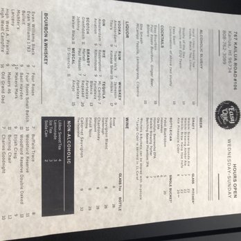 Easy ‘Que - Drink menu has promise & flair - Barbeque Near Me - Kailua, Hawaii
