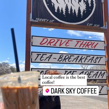 Dark Sky Coffee - Dirty vanilla chai - Coffee & Tea Near Me - Torrey, Utah